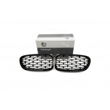 2 Grilles de Radiateur Pour BMW Série 5 F10 F11 51137261356
