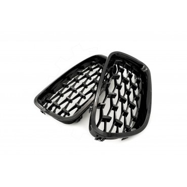 2 Grilles de Radiateur Pour BMW Série 5 F10 F11 51137261356