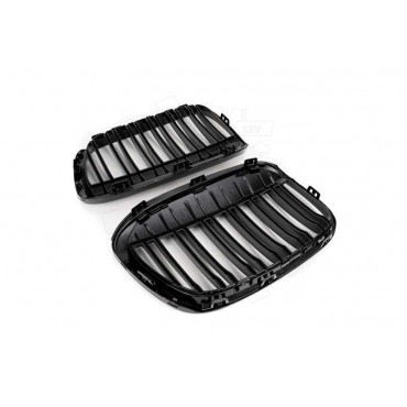 2 Grilles de Radiateur Pour BMW X1 F48 51117383364