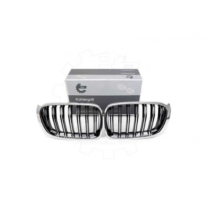 2 Grilles de Radiateur Pour BMW X3 F25 X4 F26 51117338571 51117338572