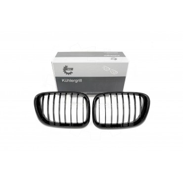 2 Grilles de Radiateur Pour BMW X5 E53 51137113733 51138402645