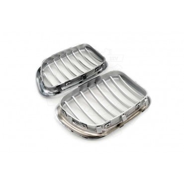 2 Grilles de Radiateur Pour BMW X5 E53 51137113733 51138402645