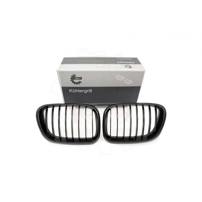 2 Grilles de Radiateur Pour BMW X5 E53 51137113733 51138402645
