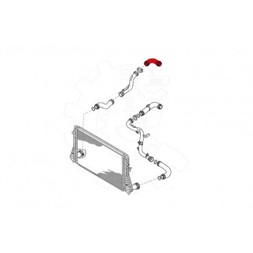 Tuyau d'Aspiration d'Air Pour VW Audi Seat Skoda 3C0145838A 3C0145838D