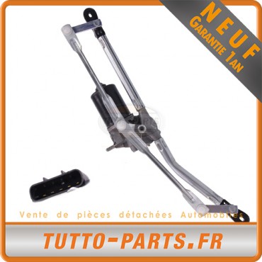 Tringlerie d'Essuie-Glace avec Moteur Avant Fiat Punto de 1999 à 2012
