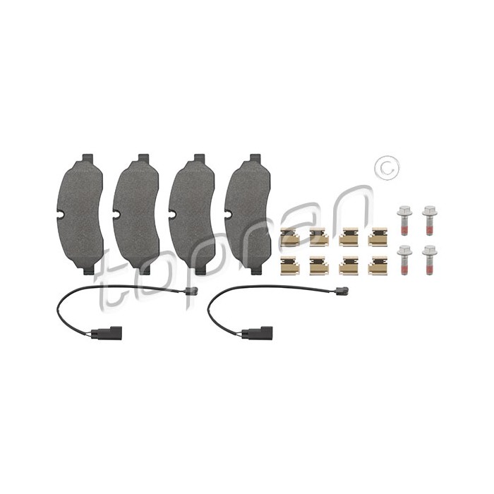 Kit Plaquette de Frein Avant Pour Ford Transit BK212K021AC BK312K021AC