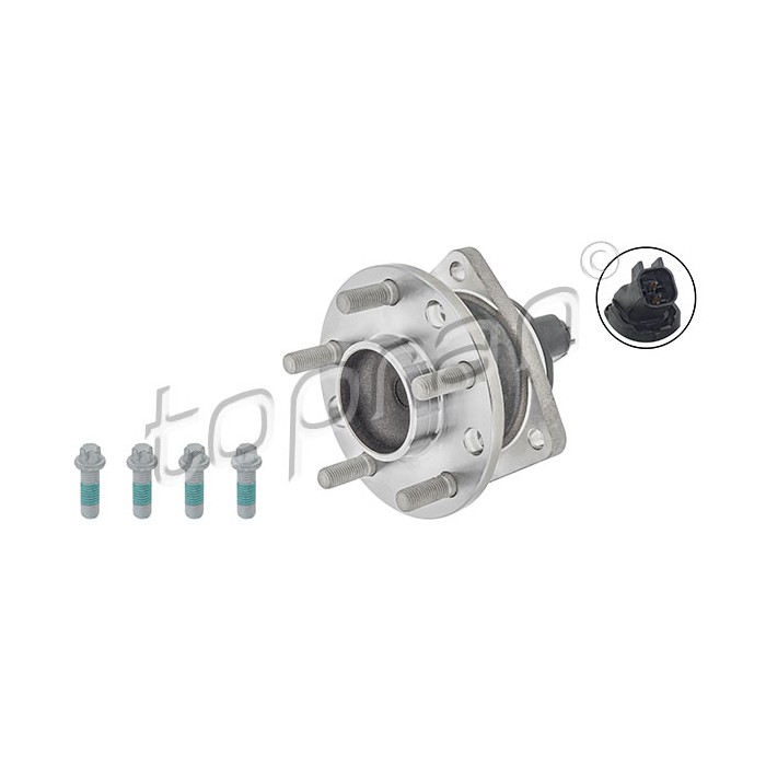 Moyeu de Roue Arrière Pour Ford Mondeo III 1124904 1146689 1332888 1383427