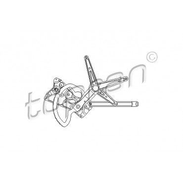 Mécanisme Lève Vitre Avant Droit Pour BMW Série 3 E36 51331977610