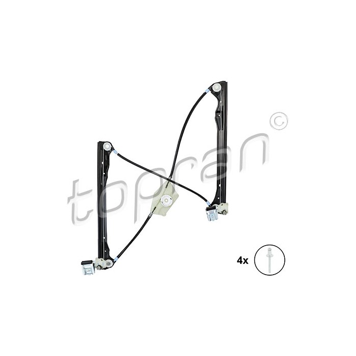 Mécanisme Lève Vitre Avant Gauche Pour Seat Leon Toledo II 1M0837461