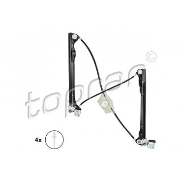 Mécanisme Lève Vitre Avant Droit Pour Seat Leon Toledo II 1M0837462