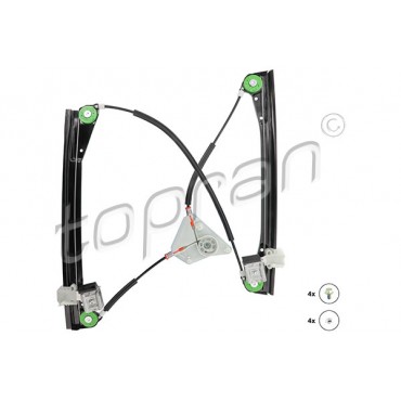 Mécanisme Lève Vitre Avant Gauche Pour VW Polo 6Q4837461A 6Q4837461E
