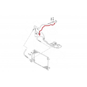 Tuyau de Clim Pour VW Passat Audi A4 8D1260740M 8D1260740F 8D1260740G