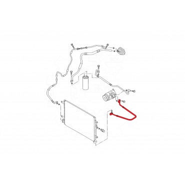 Tuyau de Clim Pour Audi A4 8E0260701AQ 8E0260701BC