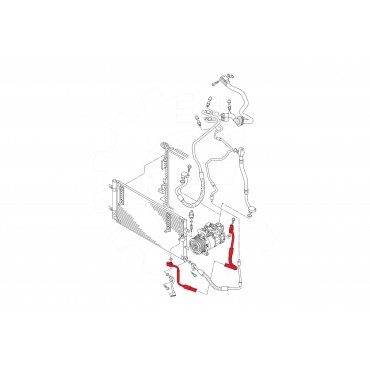 Tuyau de Clim Pour Audi A4 A5 8K0260701L 8K0260701N 8K0260701R