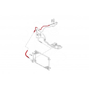 Tuyau de Clim Pour Audi A6 4B1260710