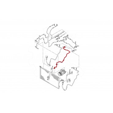 Tuyau de Clim Pour VW Touareg Audi Q7 7L0820017C 7L6820017A 7L6820017C