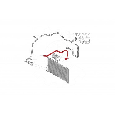 Tuyau de Clim Pour Fiat Grande Punto 51751095