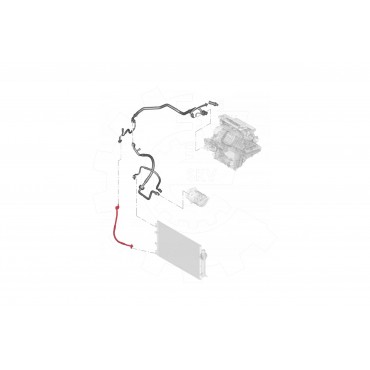 Tuyau de Clim Pour Ford C-Max II Focus III Grand 1744423 BV6119D567AE