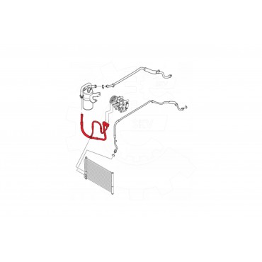 Tuyau de Clim Pour Ford Fiesta V Fusion 2S6H19D850BD 2S6H19D850BE 2S6H19D850BF