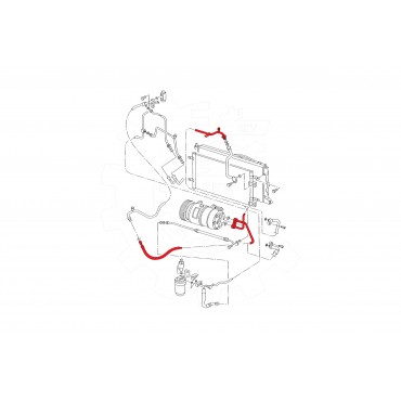 Tuyau de Clim Pour VW Sharan Seat Alhambra Ford Galaxy 1.9 TDI 1.9 TDi