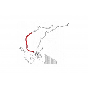 Tuyau de Clim Pour Renault Master III Opel Movano B Nissan NV400 924543191R