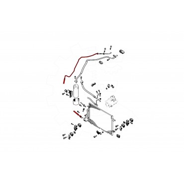 Tuyau de Clim Pour VW Passat Skoda Superb I 3B1260710 3B1260710A