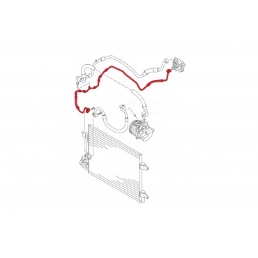 Tuyau de Clim Pour VW Caddy III Touran 1T0820741AB 2K0820741C