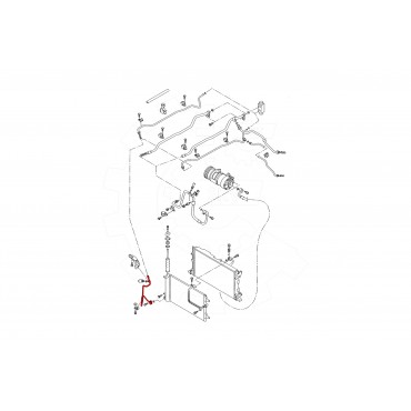 Tuyau de Clim Pour VW Sharan 7M3820743AD