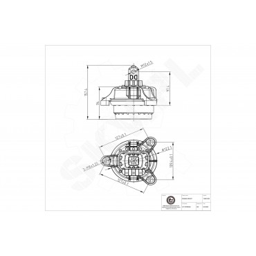 Support Moteur Droit Pour BMW Série 5 F07 F10 F11 22116780264 22116785602