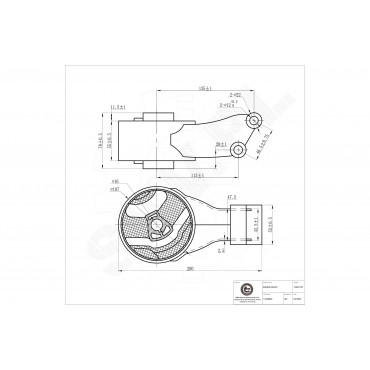 Support Moteur Arrière Pour Opel Chevrolet Vauxhall 013248630 13248630