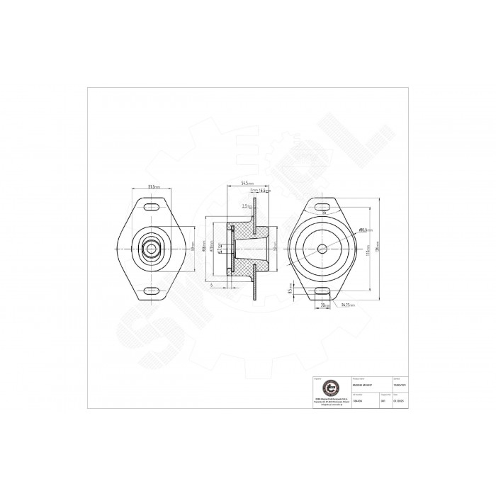 Support Moteur Gauche Pour Peugeot Fiat Citroën DS 182710 9604338880 184436