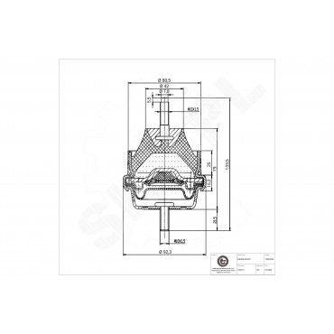 Support Moteur Droit Pour Peugeot 206 406 Partner Citroën Berlingo Xsara