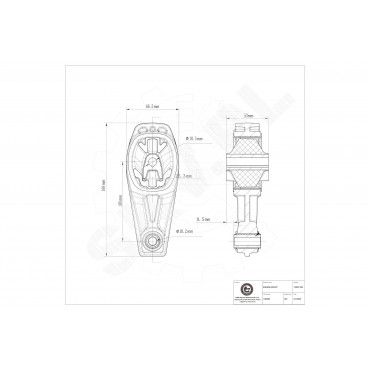 Support Moteur Arrière Pour Peugeot 207 Opel Citroën DS 180682 01806A6 1806A6