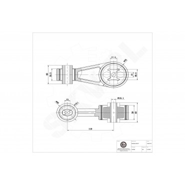 Support Moteur Droit Pour Peugeot 407 508 807 Expert Citroën C5 C6 C8 Jumpy