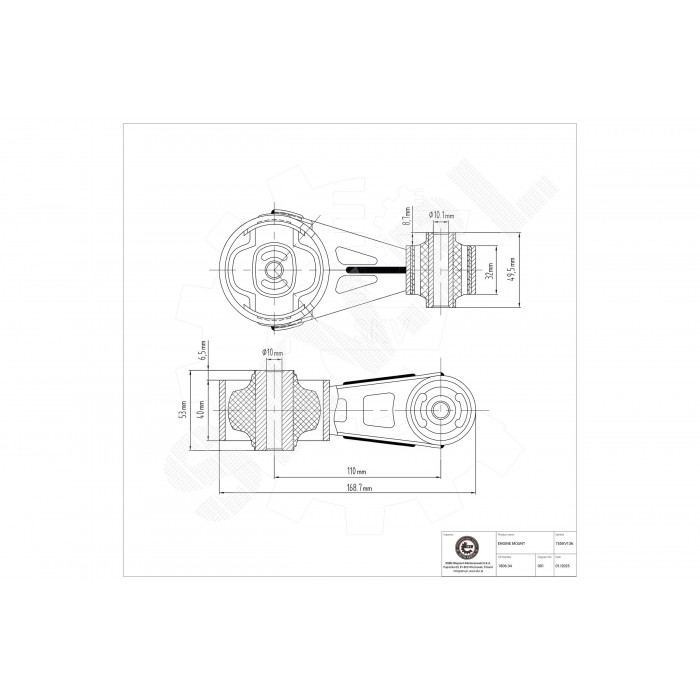 Support Moteur Droit Pour Peugeot Fiat Citroën Lancia Phedra 180634 9401806349