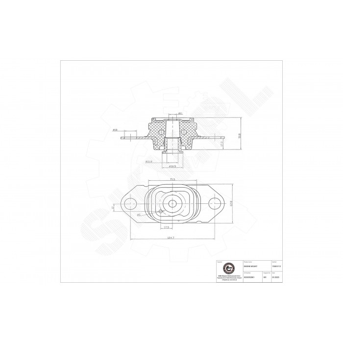Support Moteur Gauche Pour Renault Clio III Duster Modus Nissan Tiida