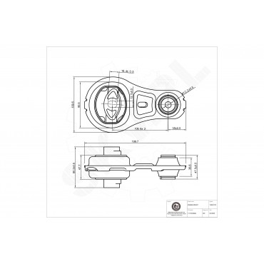 Support Moteur Arrière Pour Renault Opel Nissan Vauxhall 8200675206 4419368