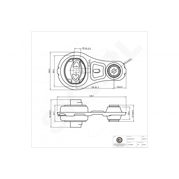 Support Moteur Arrière Pour Renault Opel Nissan Vauxhall 8200675206 4419368