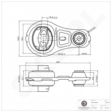 Support Moteur Arrière Pour Renault Opel Nissan Vauxhall 8200675206 4419368