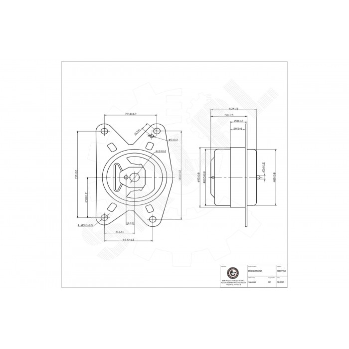 Support Moteur Gauche Pour Opel Astra G Zafira A Vauxhall Break Coupé