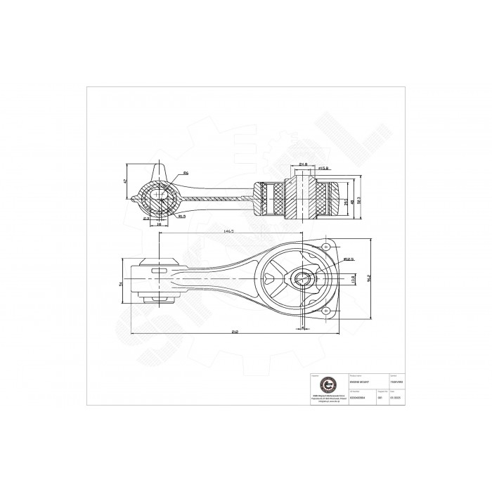 Support Moteur Droit Pour Renault Espace IV Laguna II 8200403904