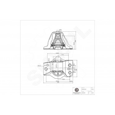 Support Moteur Droit Pour Renault Grand Scénic II Megane 8200044925 8200338381