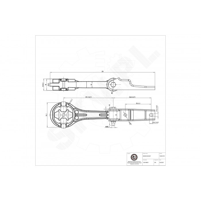 Support Moteur Pour VW UP! Seat Mii Skoda Citigo 1S0199851