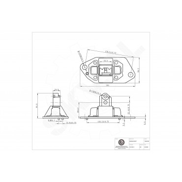 Support Moteur Droit Pour Volvo S60 I S80 V70 II XC70 XC90 30748811 8624757