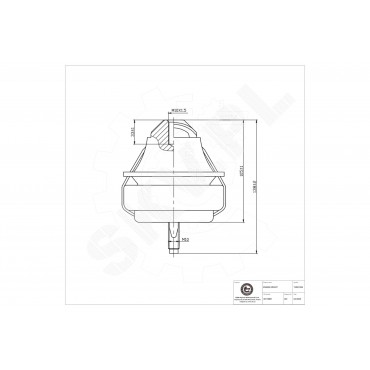 Support Moteur Avant Pour Volvo S60 I S80 V70 II XC70 XC90 30778951 8683936