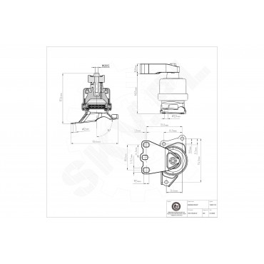 Support Moteur Droit Pour VW California T5 Camper Multivan V 7H0199256