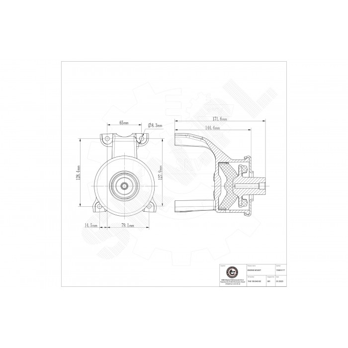 Support Moteur Arrière Pour VW California T5 Camper Multivan V 7H0199849BC