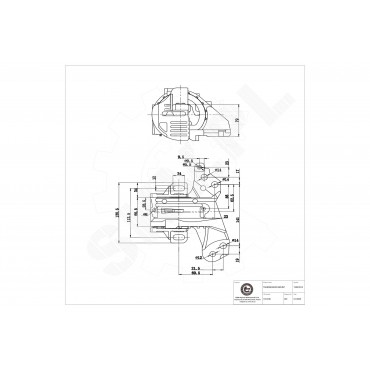 Support de Boite de Vitesses Pour Peugeot 407 Citroën C5 181398 181396
