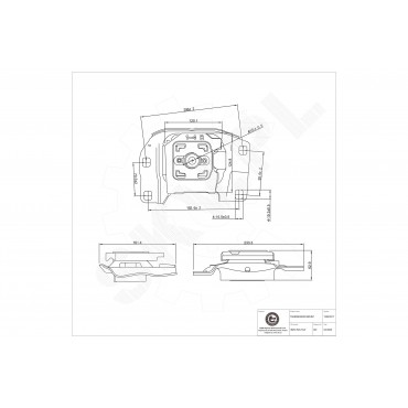 Support de Boite de Vitesses Pour Ford C-Max Focus II III Grand Kuga I 1454285