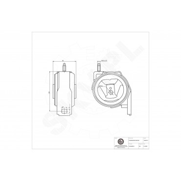 Support de Boite de Vitesses Pour Mercedes-Benz Classe A Vaneo 1682400618